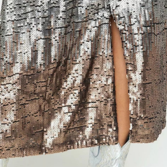 ARIAT sequin maxi skirt Glam Cowgirl country boho - Picture 3 of 8